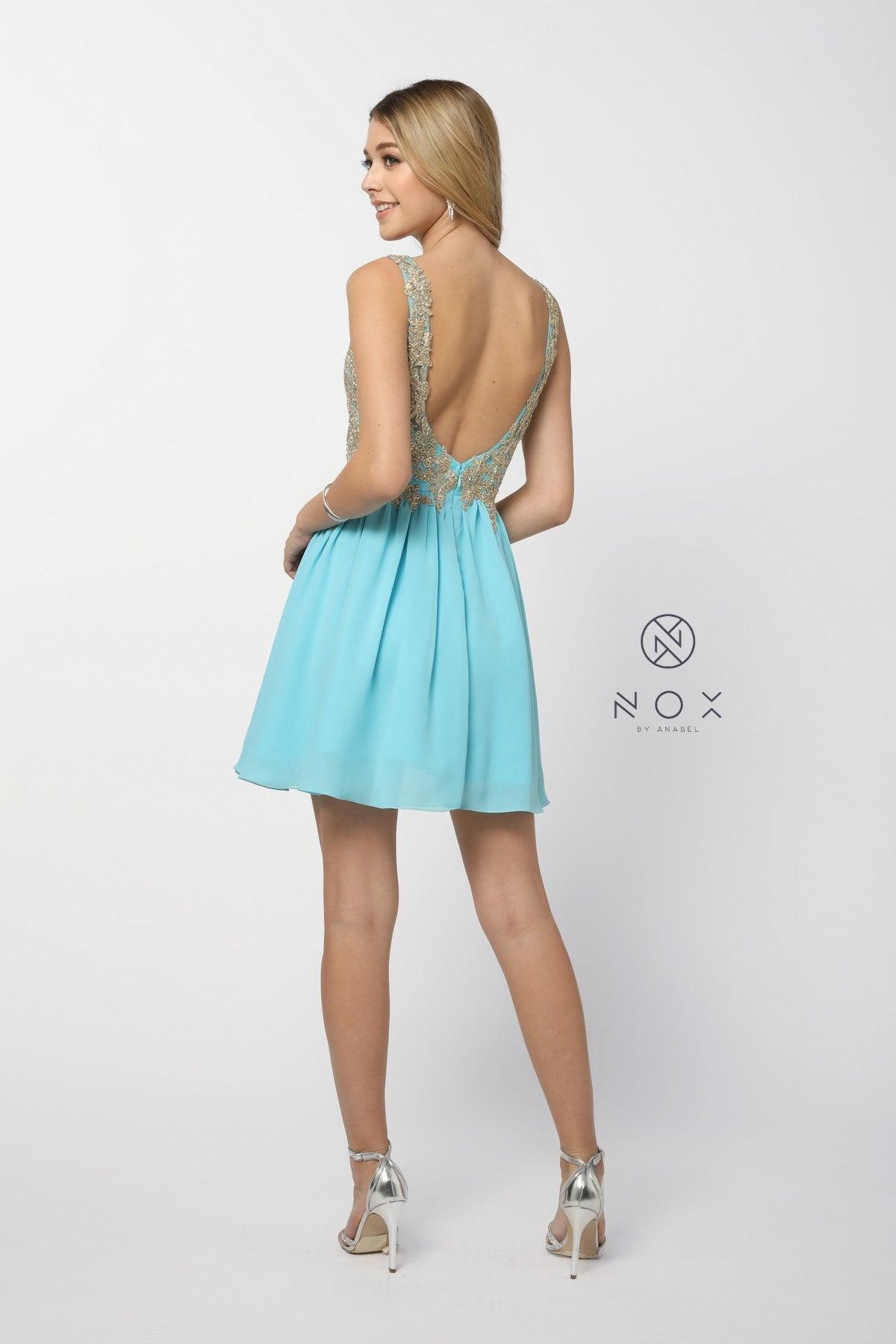 Short Prom Formal Homecoming Dress - The Dress Outlet