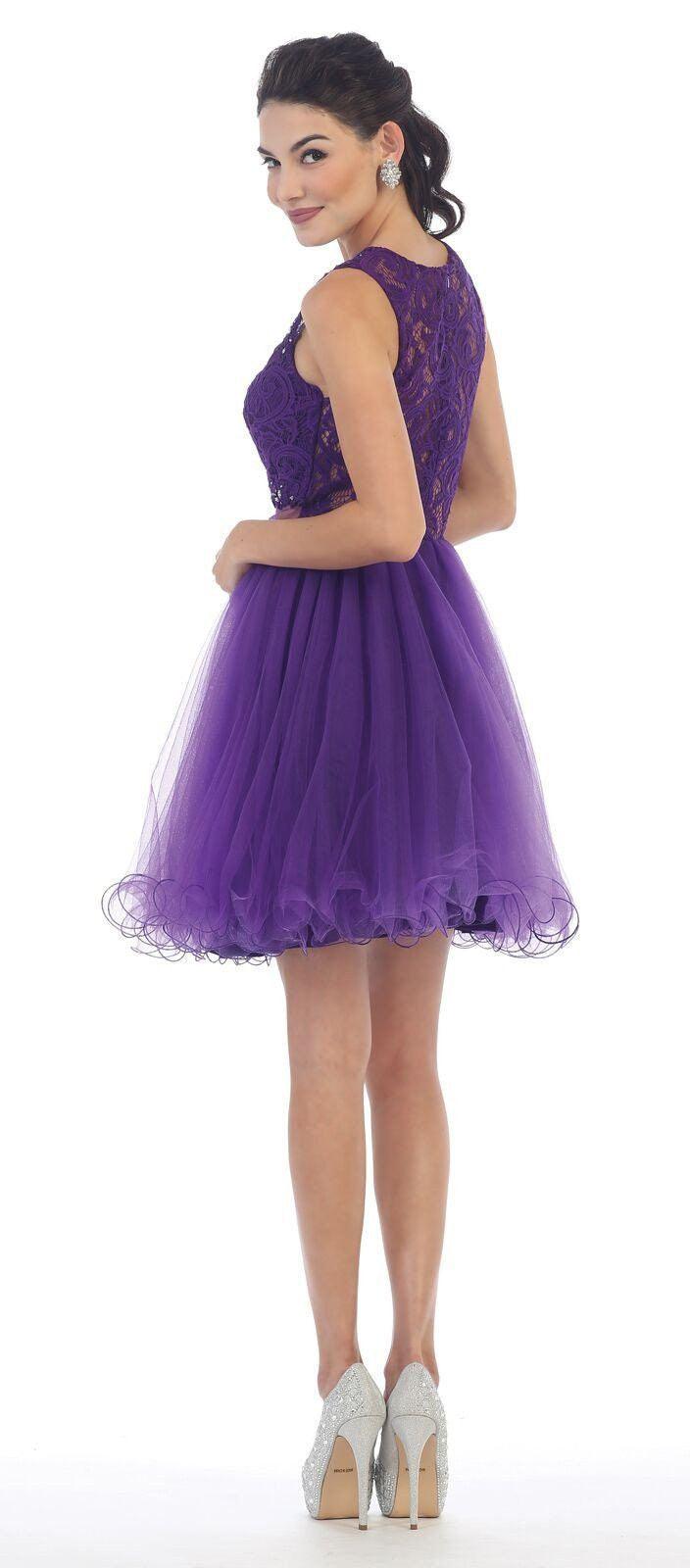 Short Prom Formal Homecoming Dress - The Dress Outlet May Queen