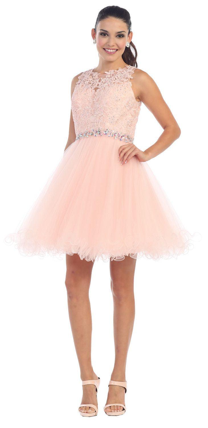 Short Prom Homecoming Graduation Dress - The Dress Outlet May Queen