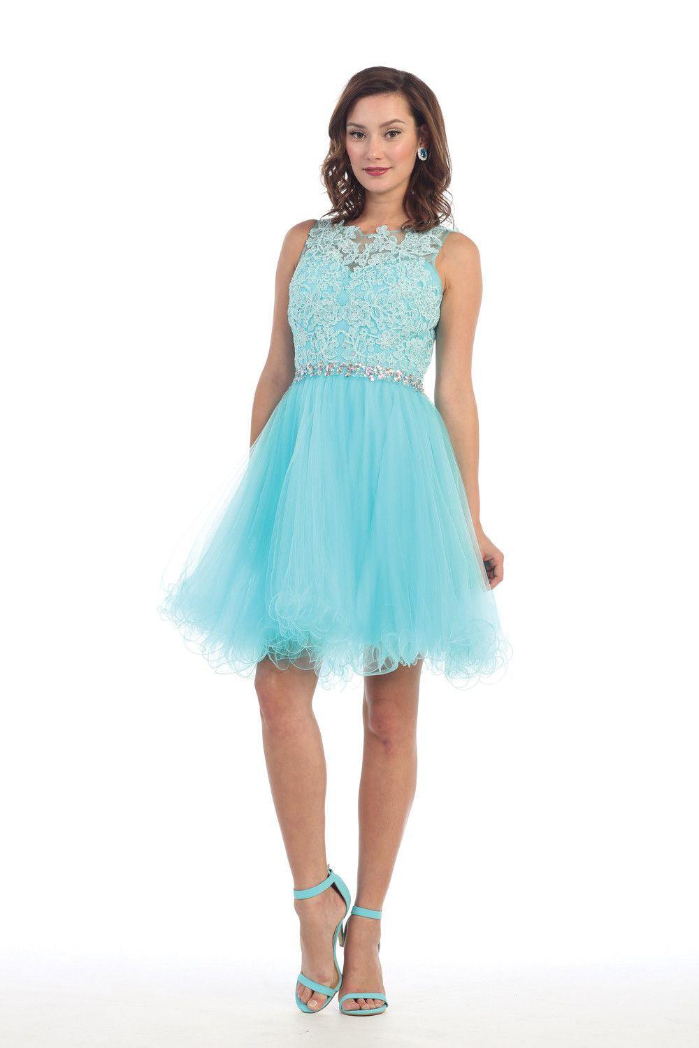 Short Prom Homecoming Graduation Dress - The Dress Outlet May Queen