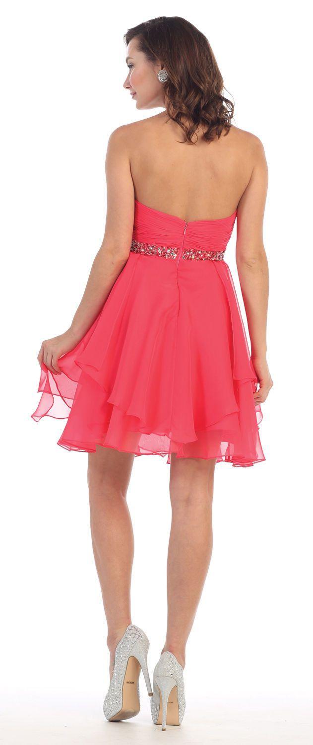 Short Prom Plus Size Homecoming Cocktail Dress - The Dress Outlet May Queen