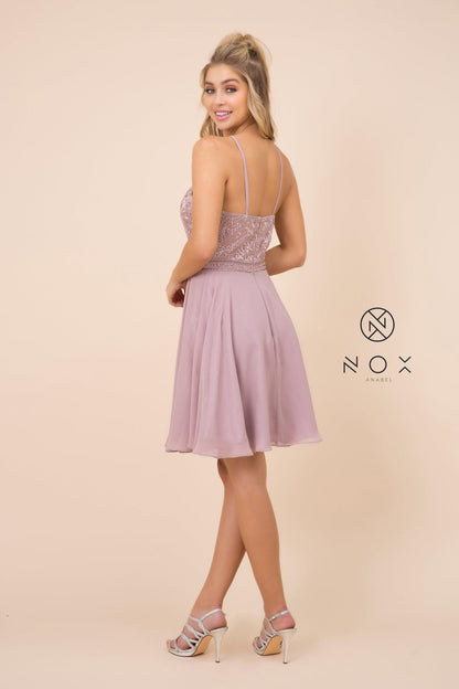 Short Sexy  Prom Homecoming Dress - The Dress Outlet Nox Anabel
