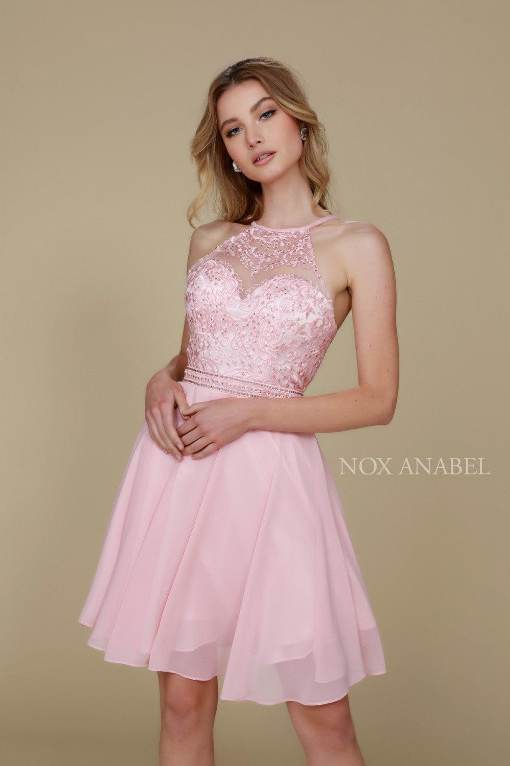 Short Sexy  Prom Homecoming Dress - The Dress Outlet Nox Anabel