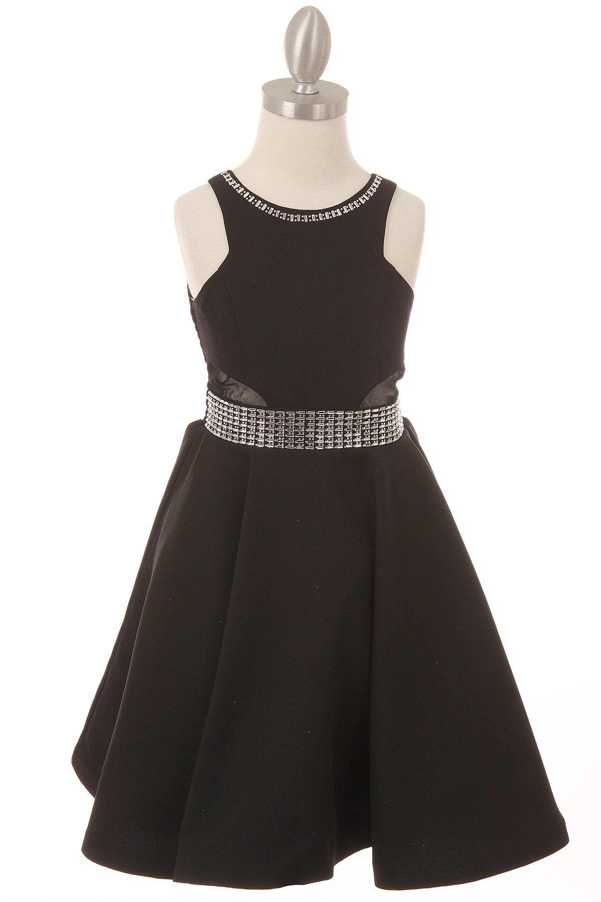 Short Sparkle Flower Girl Dress - The Dress Outlet Cinderella Couture