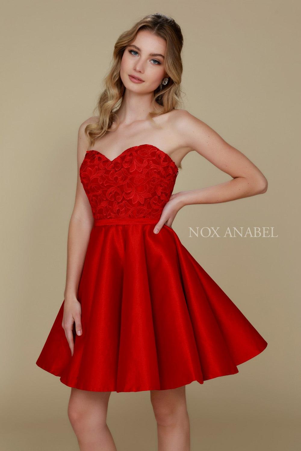 Red Short Prom Dress Formal Homecoming for $124.99 – The Dress Outlet