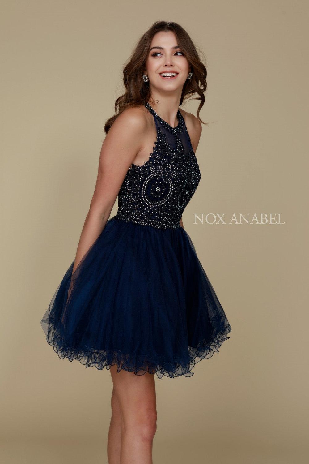 Short Tulle Prom Homecoming Dress - The Dress Outlet Nox Anabel