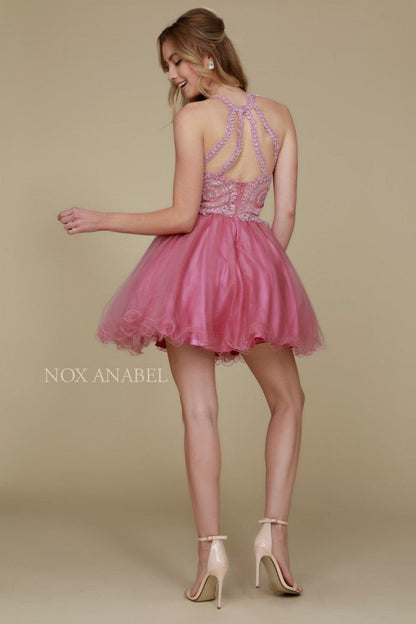 Short Tulle Prom Homecoming Dress - The Dress Outlet Nox Anabel