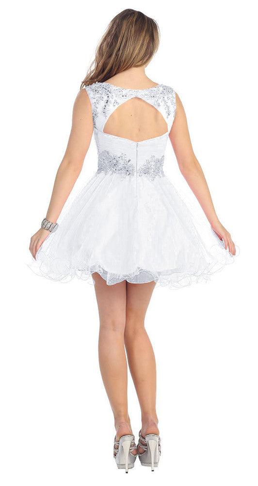 Short Wedding Plus Size Dress - The Dress Outlet May Queen