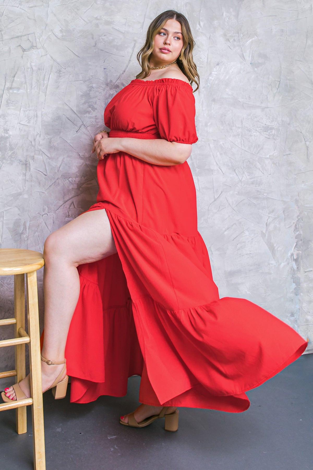 Off-the-Shoulder Floor-Length Chiffon Evening A-Line Flying Tomato ID20020