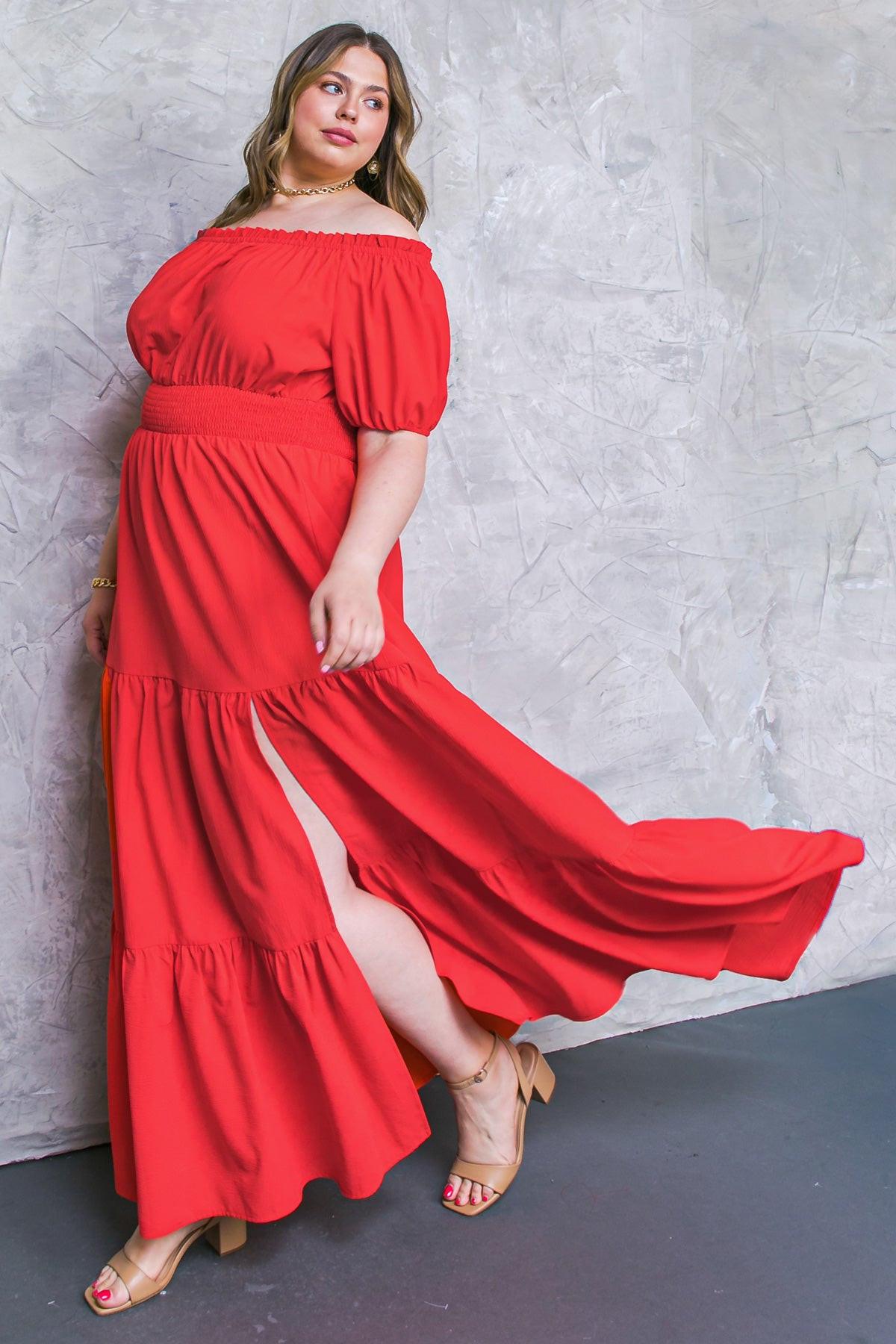 Off-the-Shoulder Floor-Length Chiffon Evening A-Line Flying Tomato ID20020