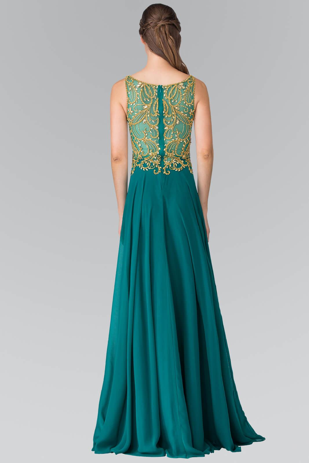 Sleeveless Long Prom Dress Evening Gown - The Dress Outlet Elizabeth K