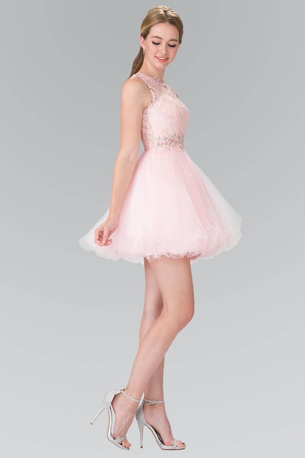 Sleeveless Prom Short Dress Homecoming - The Dress Outlet Elizabeth K