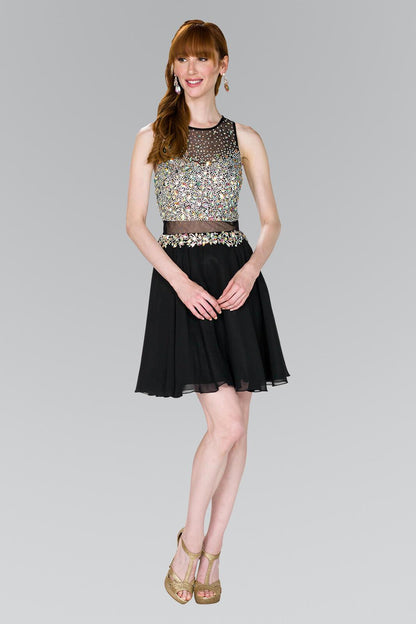 Sleeveless Short Prom Dress Homecoming - The Dress Outlet Elizabeth K
