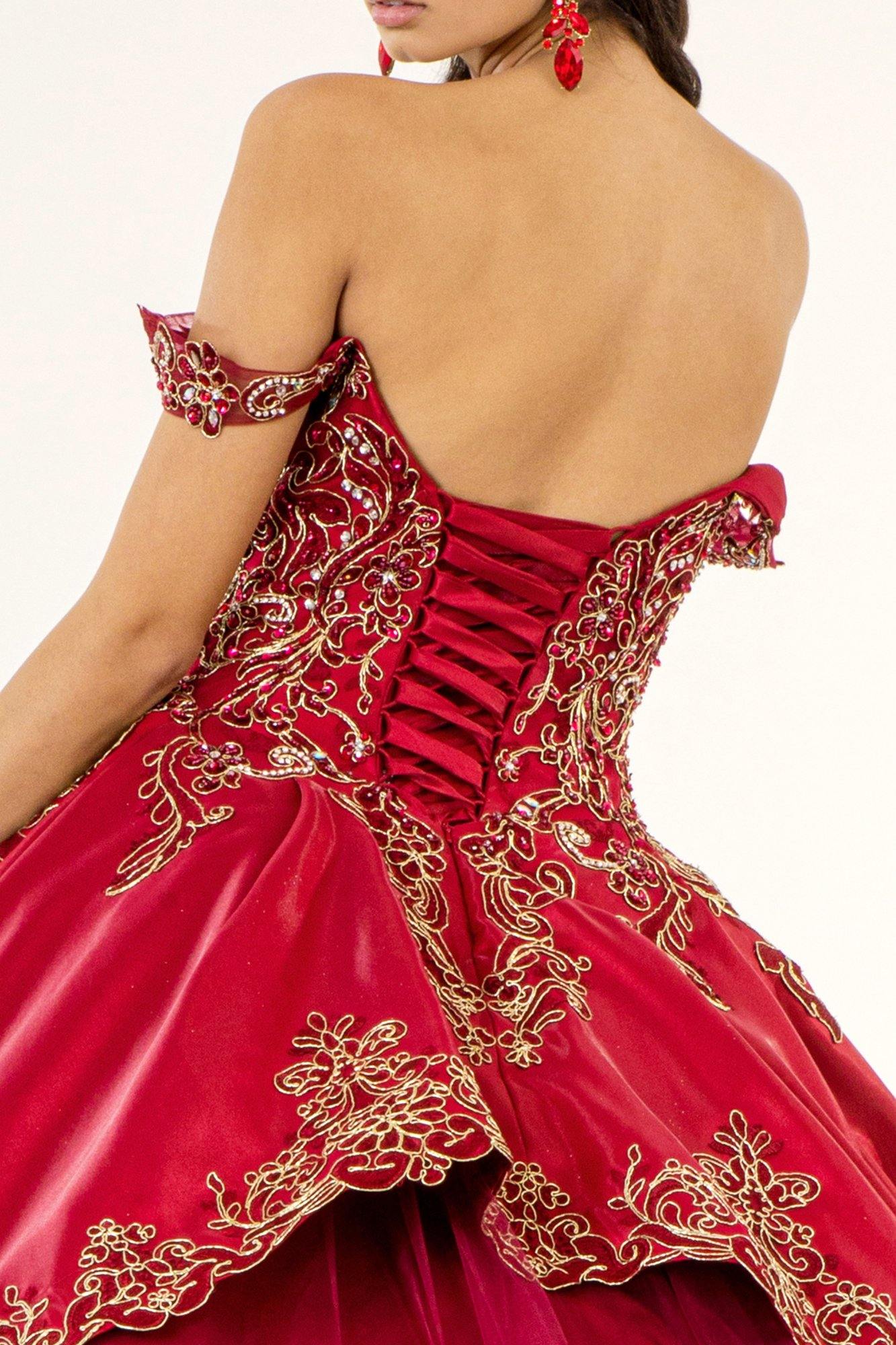 Sweet 16 Long Quinceanera Sleeveless Ball Gown - The Dress Outlet