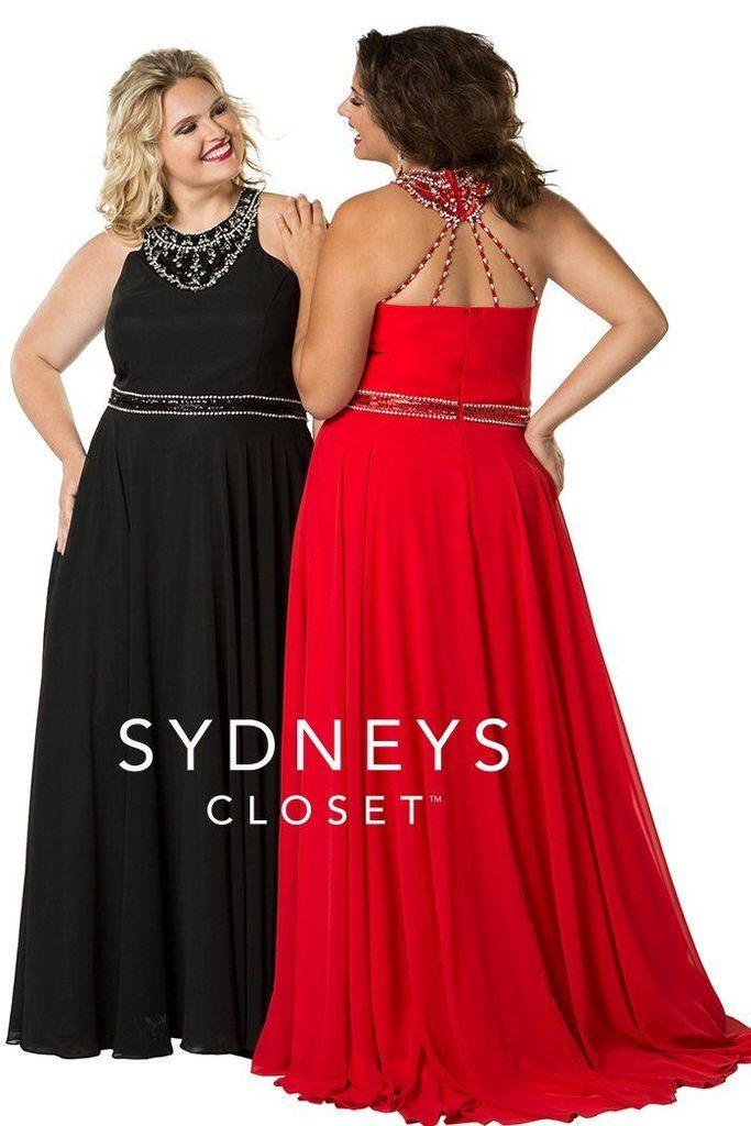 Sydneys Closet Long Formal Prom Dress - The Dress Outlet Sydneys Closet