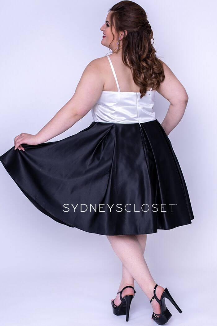 Sydneys Closet Prom Short Plus Size Homecoming Dress - The Dress Outlet