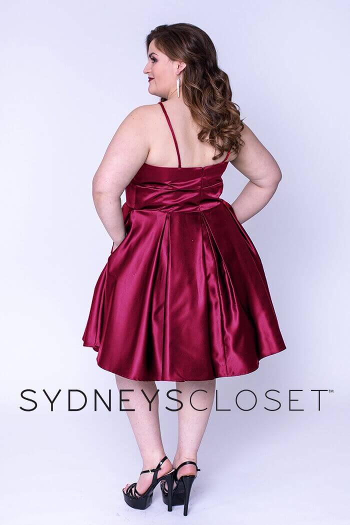 Sydneys Closet Prom Short Plus Size Homecoming Dress - The Dress Outlet