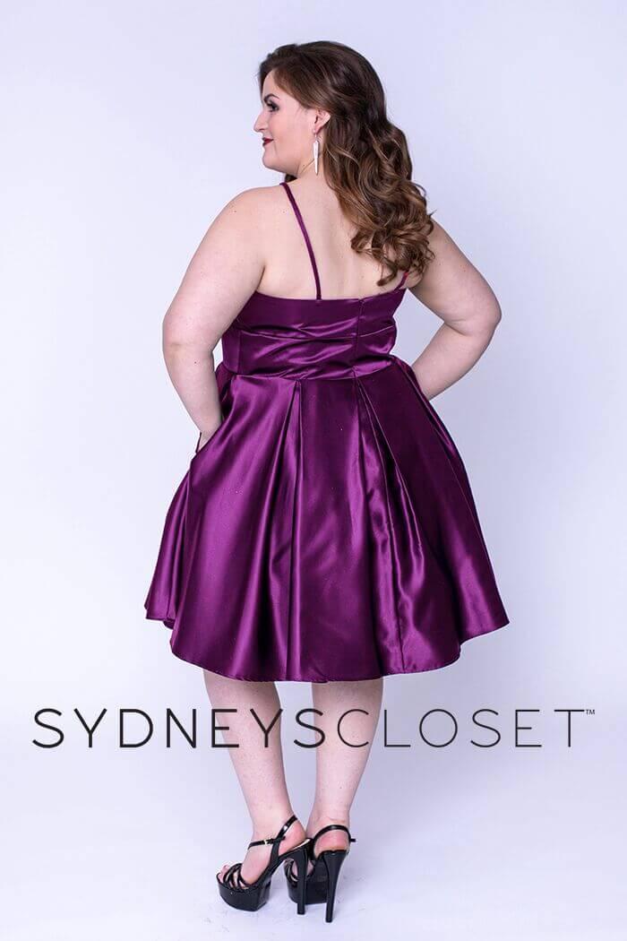 Sydneys Closet Prom Short Plus Size Homecoming Dress - The Dress Outlet