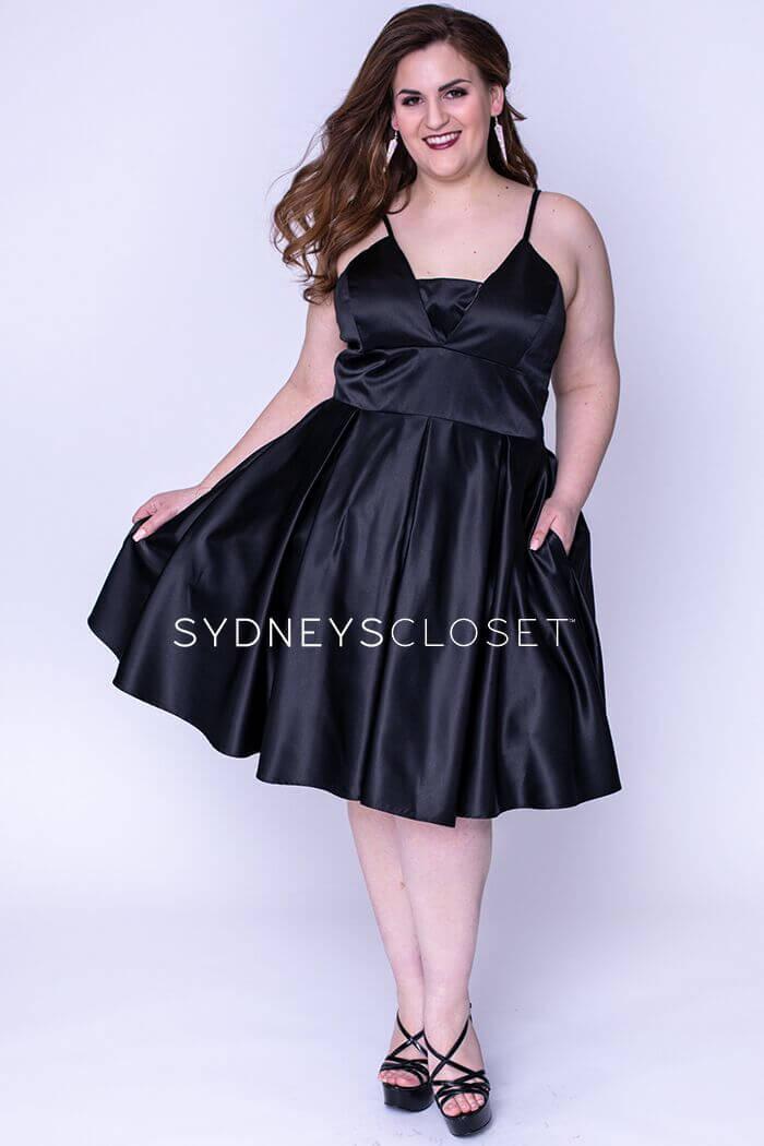 Sydneys Closet Prom Short Plus Size Homecoming Dress - The Dress Outlet