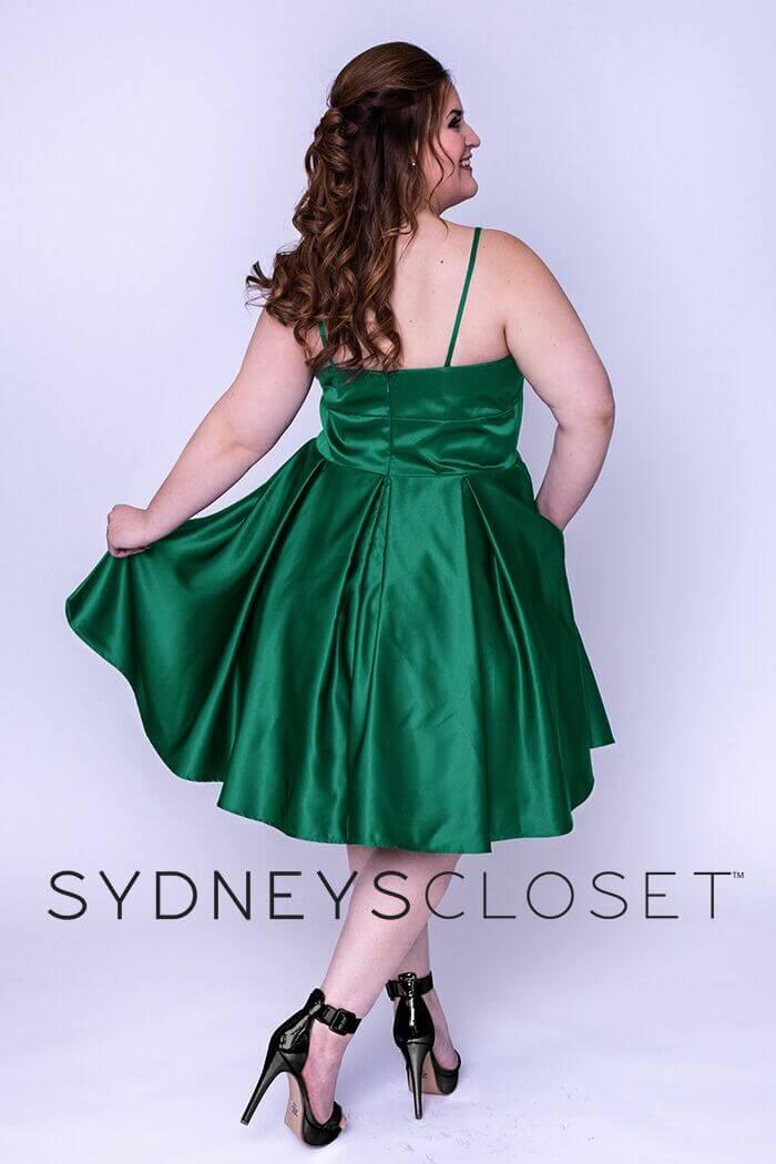 Sydneys Closet Prom Short Plus Size Homecoming Dress - The Dress Outlet