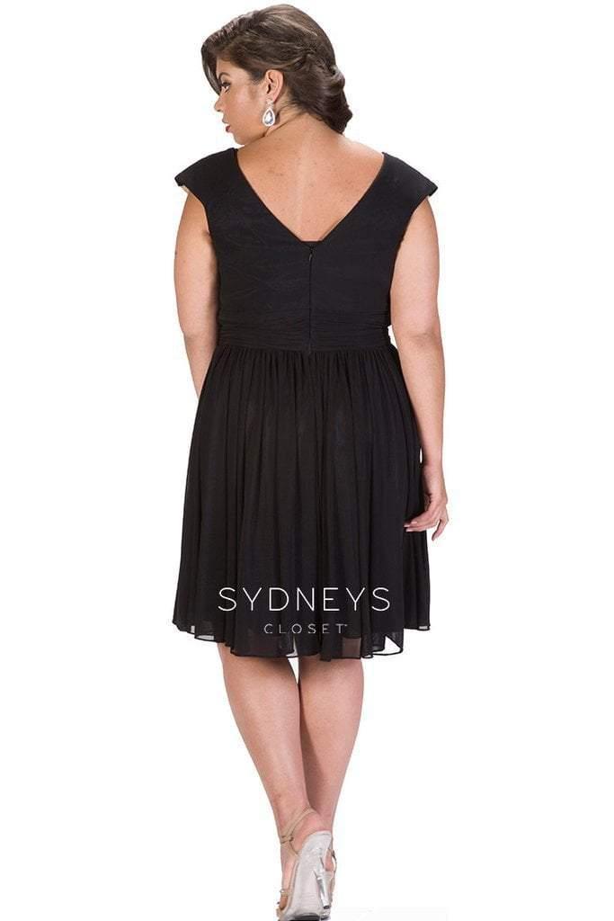 Sydneys Closet Short Plus Size Prom Dress - The Dress Outlet