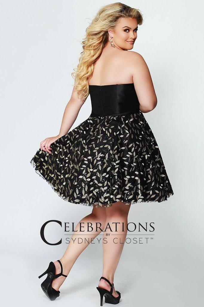 Sydneys Closet Short Plus Size Prom Dress
