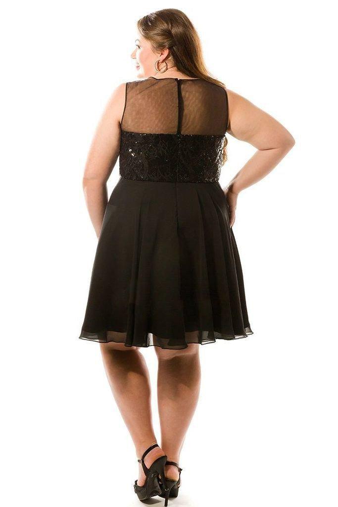 Sydneys Closet Short Plus Size Prom Dress