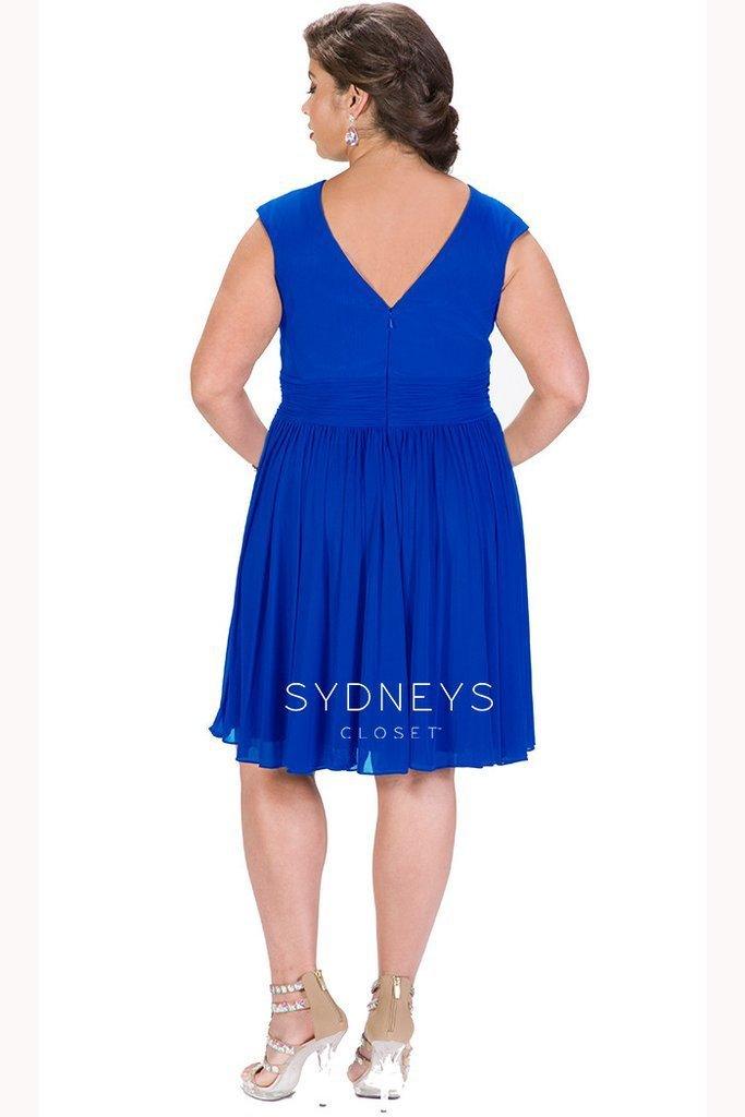 Sydneys Closet Short Plus Size Prom Dress - The Dress Outlet