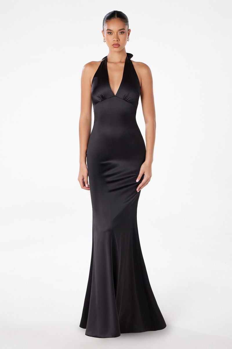 Formal Dresses Long Fitted Formal Evening Gown Black