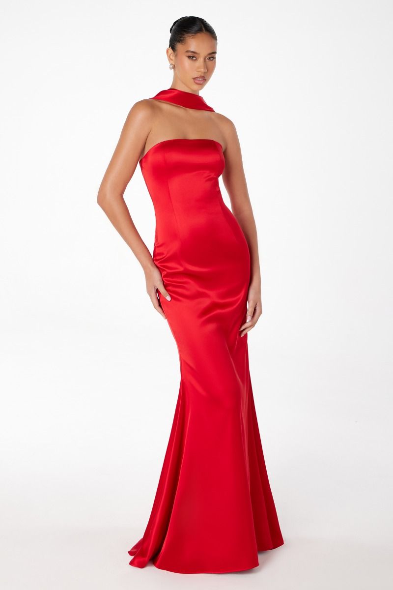 Prom Dresses Long Mermaid Forma Evening Prom Dress Red
