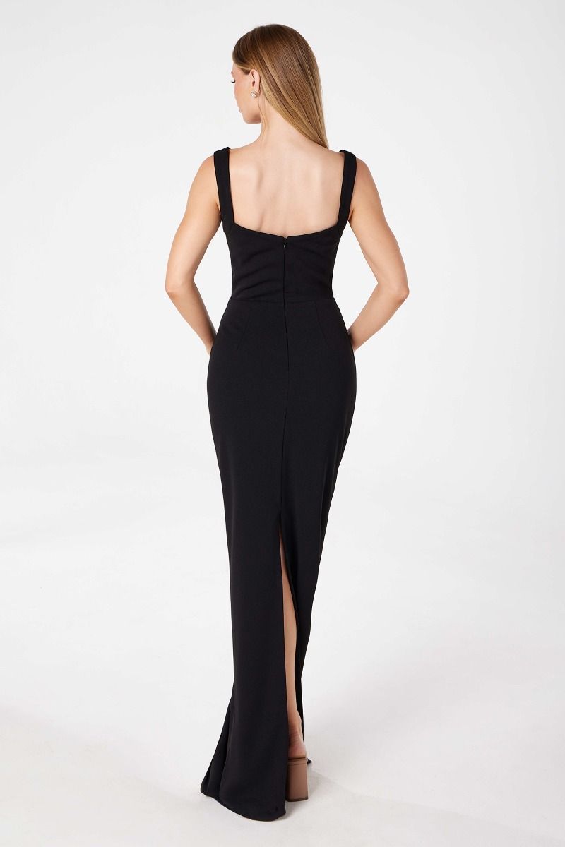 Formal Dresses Evening Long Formal Fitted Prom Dress Black