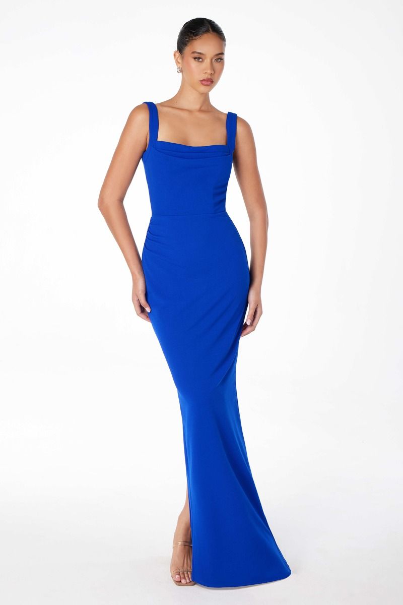Formal Dresses Evening Long Formal Fitted Prom Dress Royal