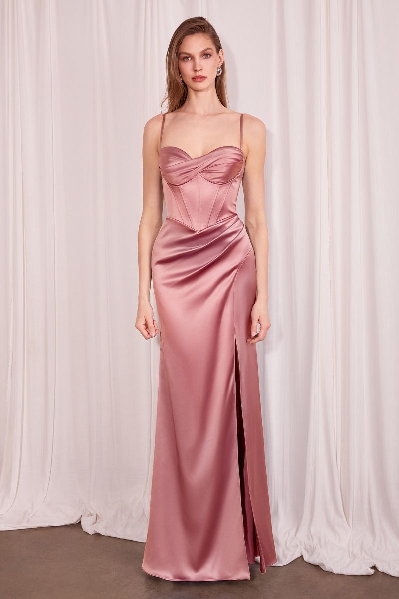 LaDivine T608 Prom Long Formal Fitted Evening Dress