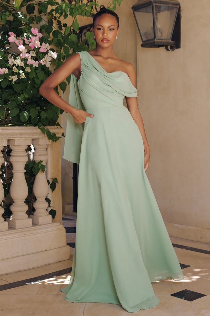Prom Dresses Long Formal A Line Prom Evening Dress Sage