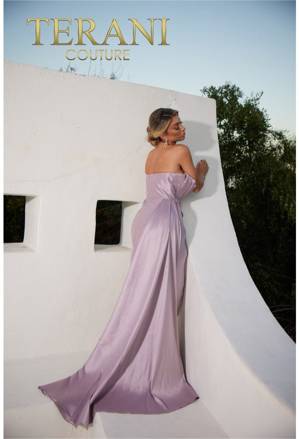 Formal Dresses Asymmetrical Formal Evening Long Dress Mauve