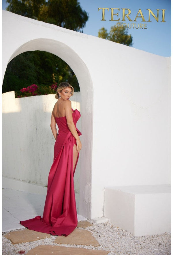 Formal Dresses Asymmetrical Formal Evening Long Dress Fuchsia