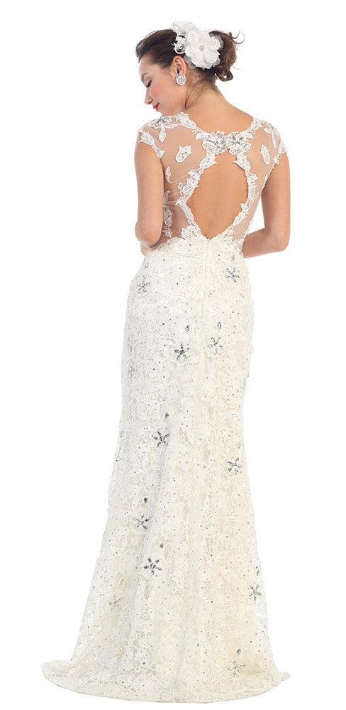 Wedding Gown Plus Size Long Dress - The Dress Outlet