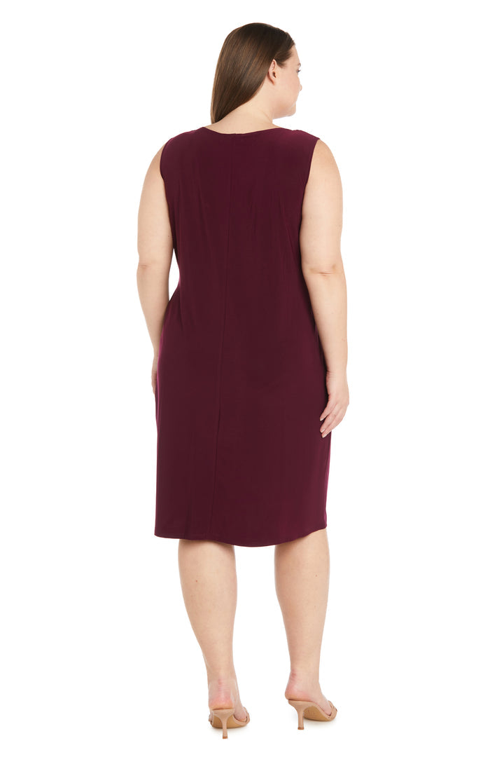 R&M Richards 1160W Short Mother of the Bride Plus Size Jacket Dress