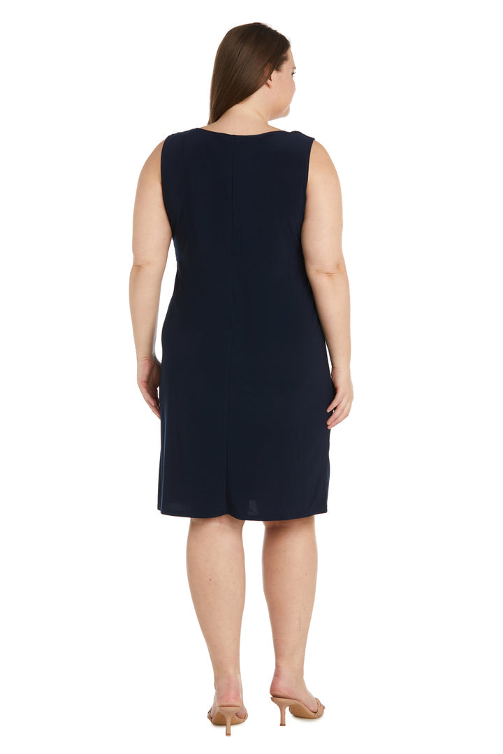 R&M Richards 1160W Short Mother of the Bride Plus Size Jacket Dress