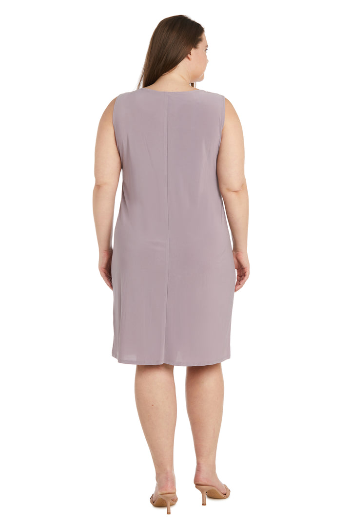 R&M Richards 1160W Short Mother of the Bride Plus Size Jacket Dress