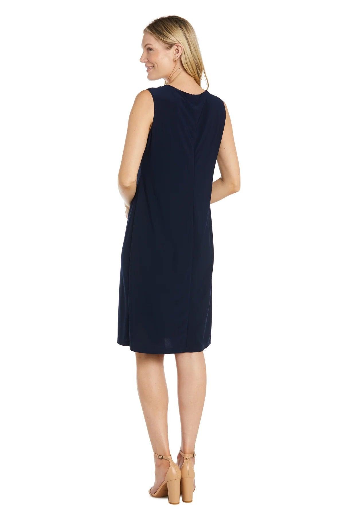 Mother of the Bride Dresses Short Petite Cocktail Jacket Dress Navy/Teal