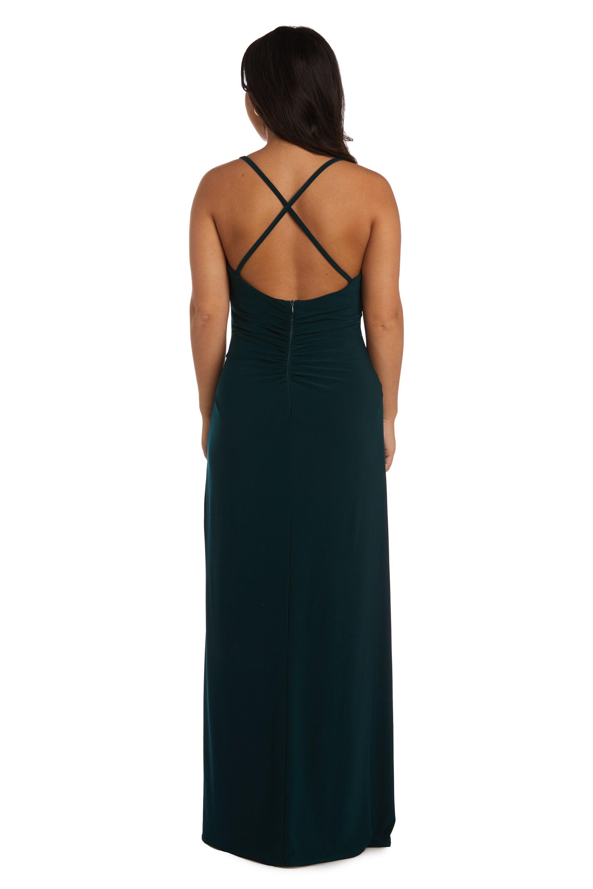 Morgan & Co 13019 Long Formal Fitted Prom Dress