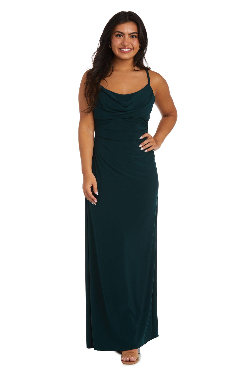 Morgan & Co 13019 Long Formal Fitted Prom Dress