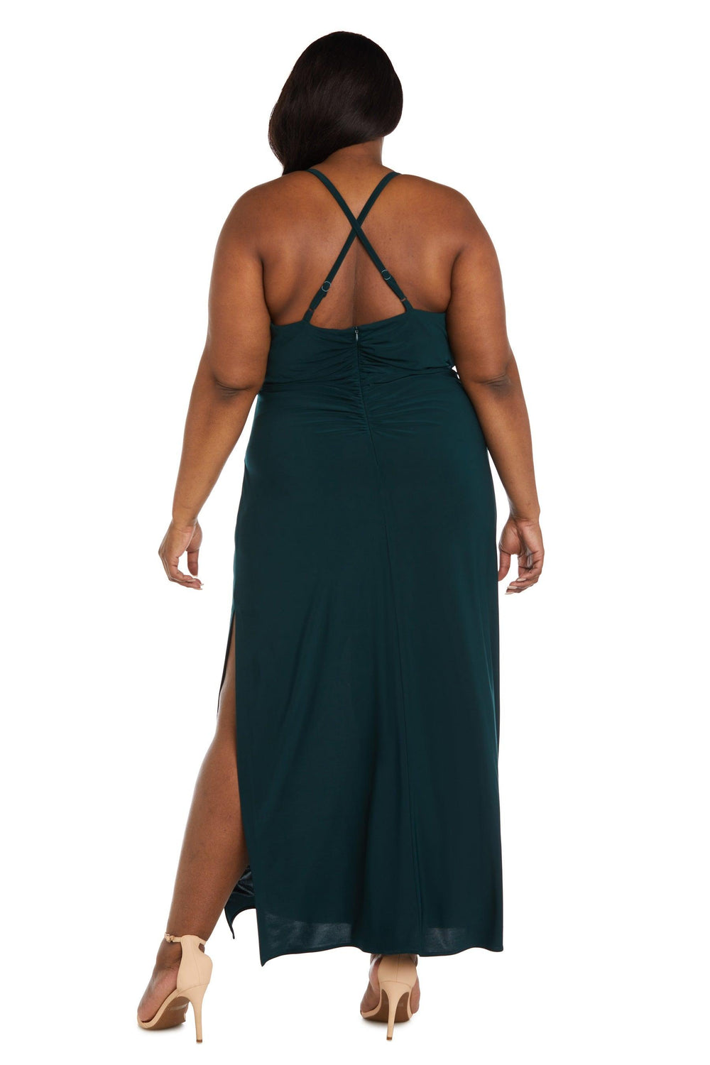 Morgan & Co 13019WM Long Plus Size Formal Dress