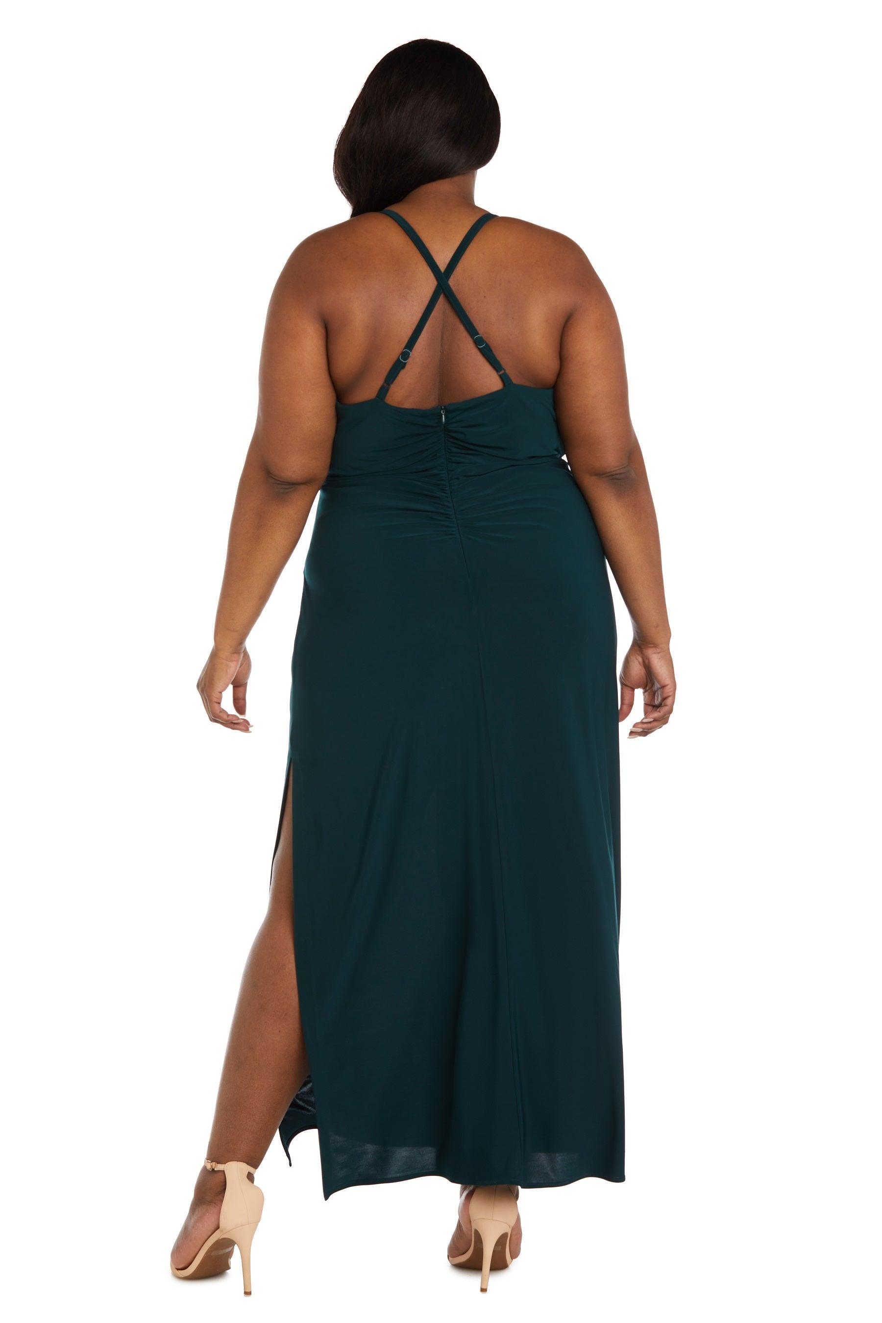 Morgan & Co 13019WM Long Plus Size Formal Dress