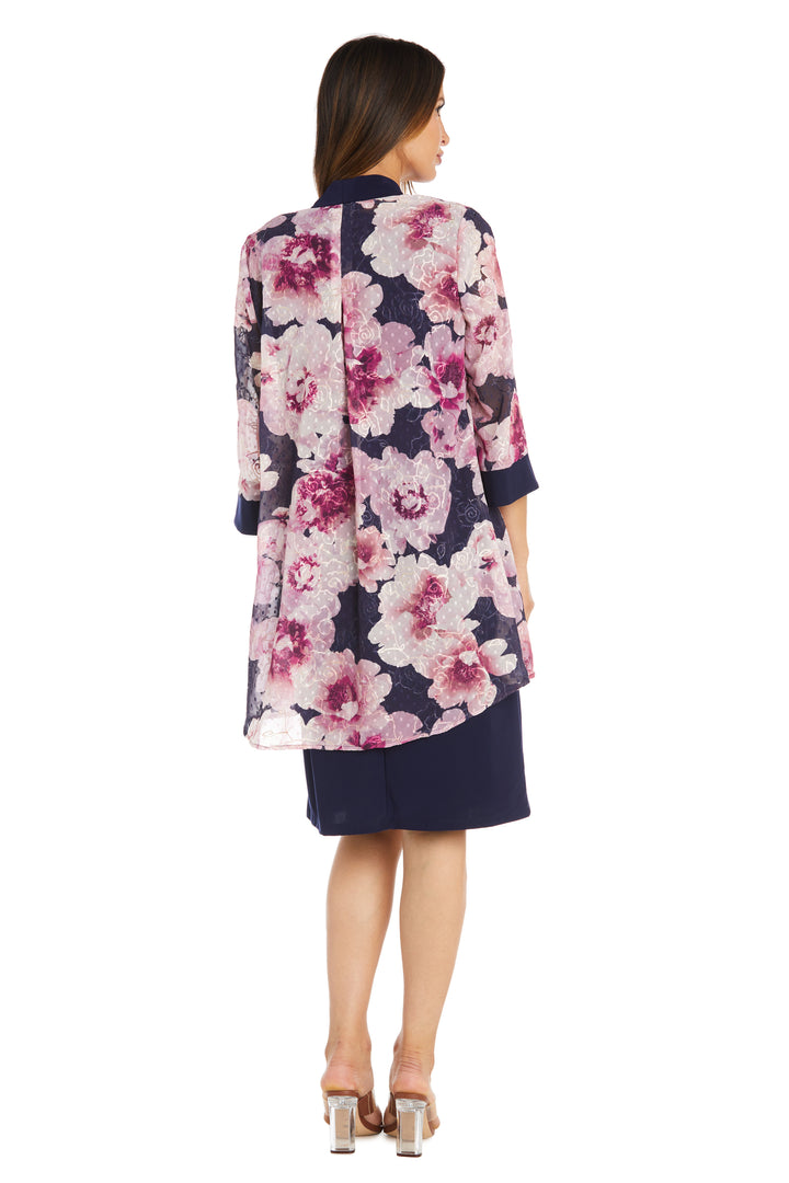 Mother of the Bride Dresses Short Mother of the Bride Knee Length Dress Navy/Mauve
