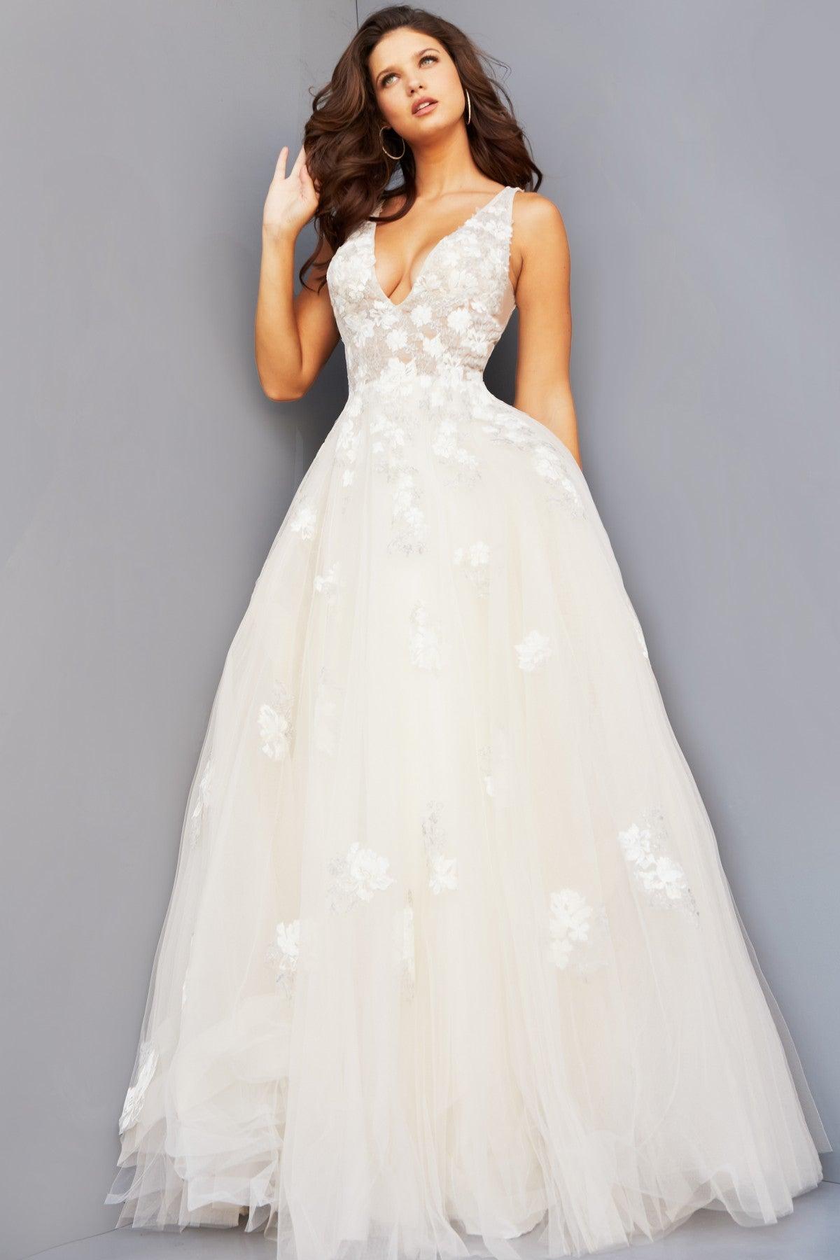 Prom Dresses Prom Long Sleeveless Ball Gown Cream