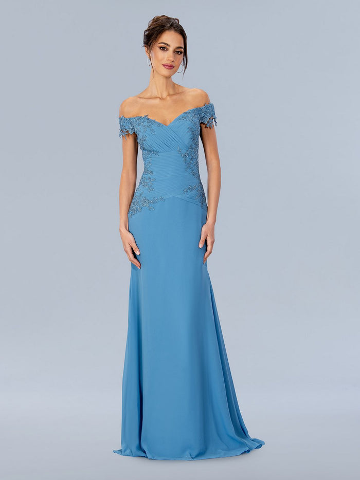 Mother of the Bride Dresses Long Formal Pleated Mother of the Bride Dress Slate