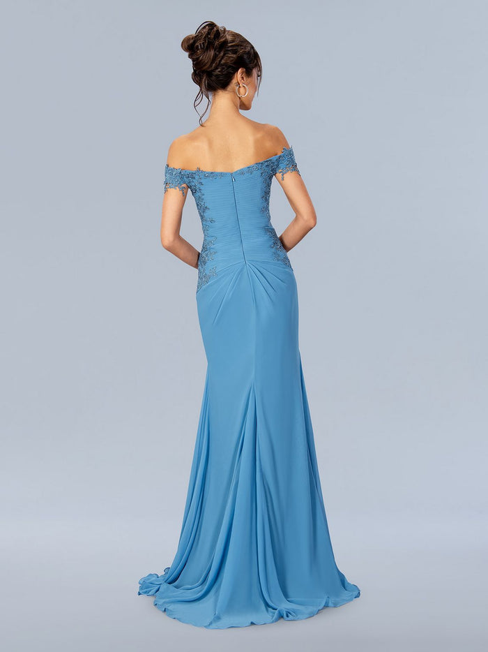 Mother of the Bride Dresses Long Formal Pleated Mother of the Bride Dress Slate