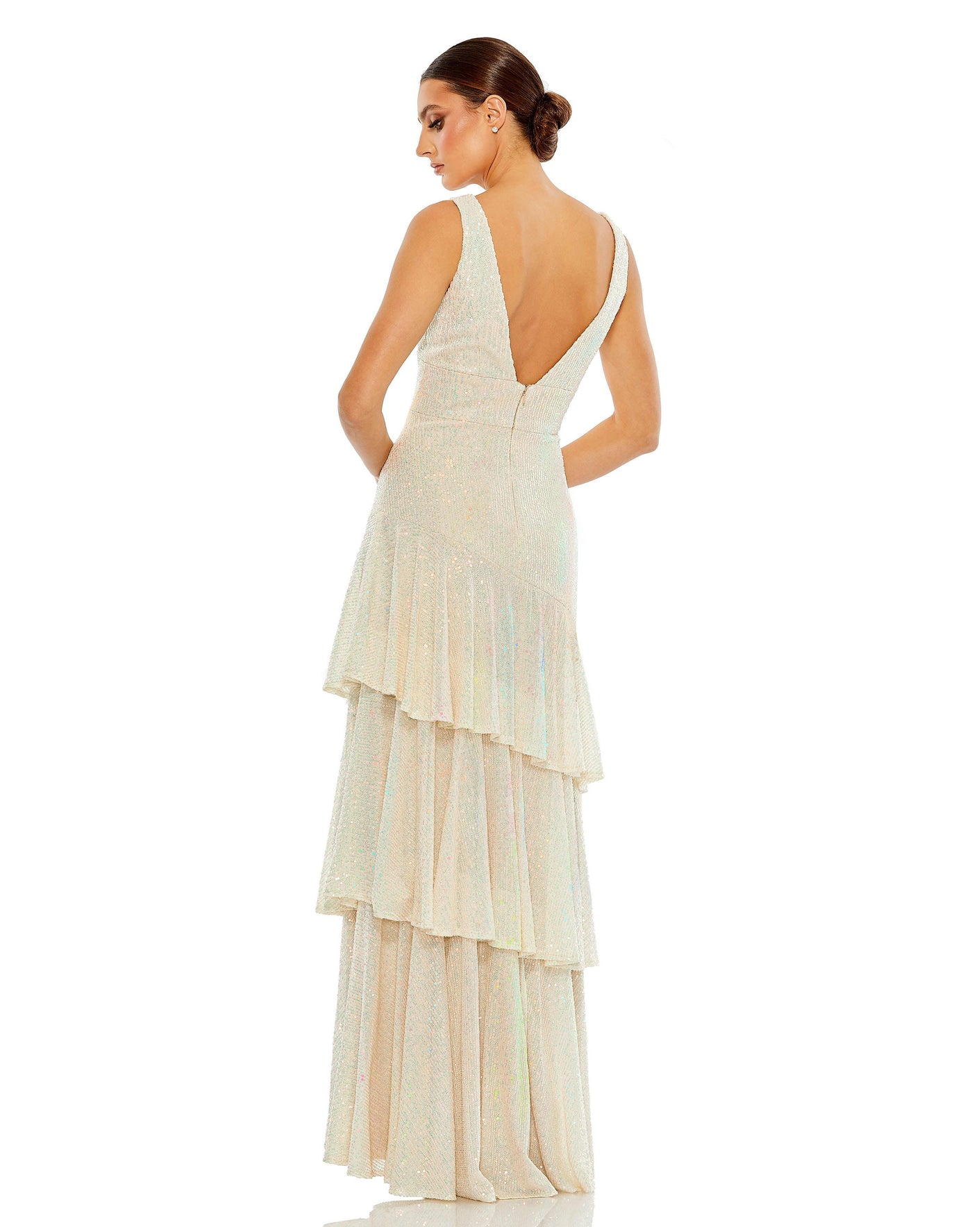 Prom Dresses Prom Sleeveless Long Formal Gown Iridescent